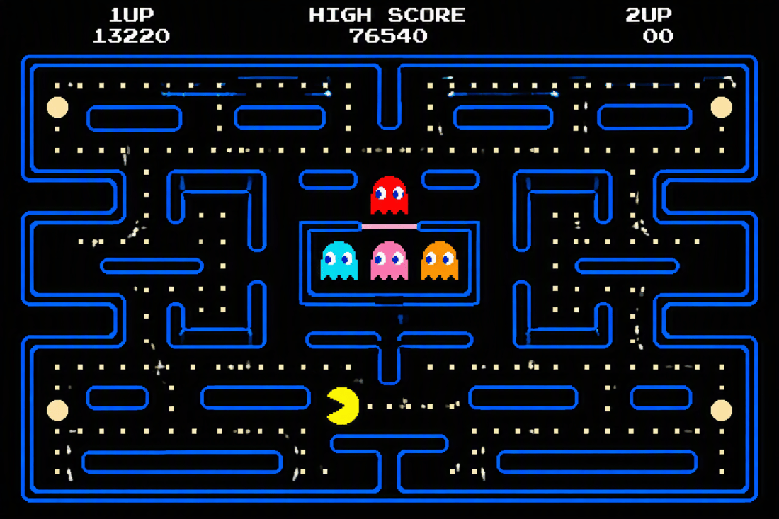 Retro video game image